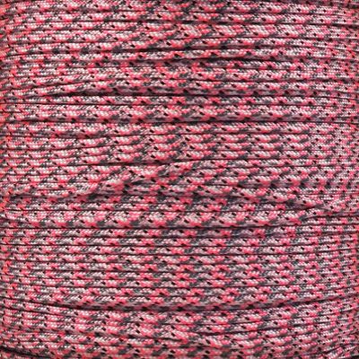 Paracord Planet 95lb Paracord 1 Strand Type I Parachute Cord for Outdoors and DIY Neon Pink Camo (25 ft)