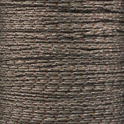 Paracord Planet 95lb Paracord 1 Strand Type I Parachute Cord for Outdoors and DIY Desert Camo (25 ft)