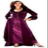 Rubie's Costume Co Purple Gothic Lady with Fur Costume, Large view 1
