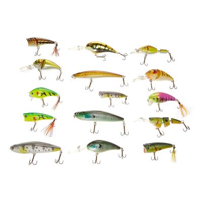 Akuna Seasonal Lures for Bass Fall Fishing for Each of The USA 50 States (Pack of 5), West Virginia, Fall