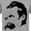 Friedrich Nietzsche Portrait Men's Premium T-Shirt Heather Gray view 3