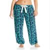 Nautica Sleepwear Women's Woven Rope Print Pant, Blarney Green, Large view 1