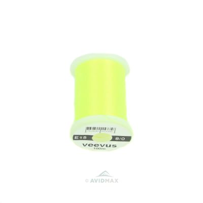 8/0 VEEVUS THREAD - ASSORTED COLORS - FL YELLOW CHARTREUSE - FLY TYING