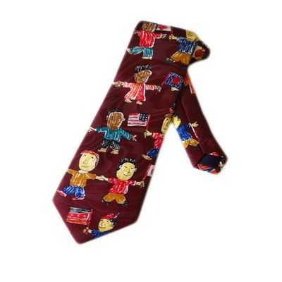 Steven Harris Multicultural Children Kids Necktie - Blue - One Size Neck Tie