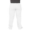 Adar Universal Unisex Scrubs - Drawstring Tapered Leg Scrub Pants - 504P - White - XXS view 2