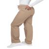 Adar Uniforms Universal Unisex Scrubs - Drawstring Tapered Leg Scrub Pants 504T Khaki S view 3