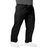 Adar Universal Unisex Scrubs - Drawstring Tapered Leg Scrub Pants - 504T - Black - L view 2