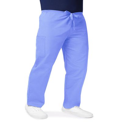 Adar Uniforms Universal Unisex Scrubs - Drawstring Tapered Leg Scrub Pants 504T Ceil Blue 3X