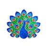 Peacock Golf Ball Marker with Heavy Glitter | Hat Clip Included | Birdie Themed Golfing Accessory | Dancing Peacock | Great for Any Age Golfer for The Spring Season view 3