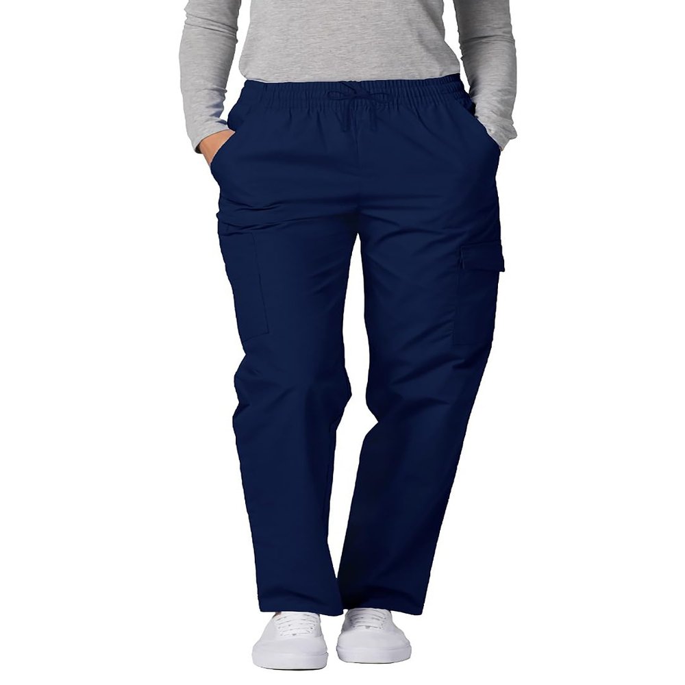 Adar Uniforms Universal Scrubs for Women - Tapered Cargo Scrub Pants 506P Navy XXS