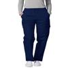 Adar Uniforms Universal Scrubs for Women - Tapered Cargo Scrub Pants 506P Navy XXS view 1