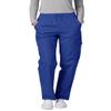 Adar Uniforms Universal Scrubs for Women - Tapered Cargo Scrub Pants 506P Royal Blue S view 1