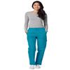 Adar Universal Scrubs for Women - Tapered Cargo Scrub Pants - 506P - Teal Blue - L view 4