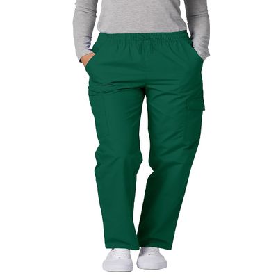 Adar Uniforms Universal Scrubs for Women - Tapered Cargo Pants - 506P - Hunter Green - L