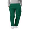 Adar Uniforms Universal Scrubs for Women - Tapered Cargo Pants - 506P - Hunter Green - L view 1