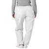 Adar Uniforms Universal Scrubs for Women - Tapered Cargo Scrub Pants 506P White L view 2