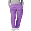 Adar Uniforms Universal Scrubs for Women - Tapered Cargo Scrub Pants 506P Lavender L view 1