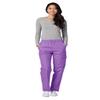 Adar Uniforms Universal Scrubs for Women - Tapered Cargo Scrub Pants 506P Lavender L view 4