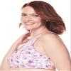 Comfort Choice Women's Plus Size Cotton Front-Close Wireless Bra - 48 G, White view 4