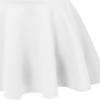 MBJ WB669 Womens Basic Versatile Strechy Flare Skater Skirt M White view 4