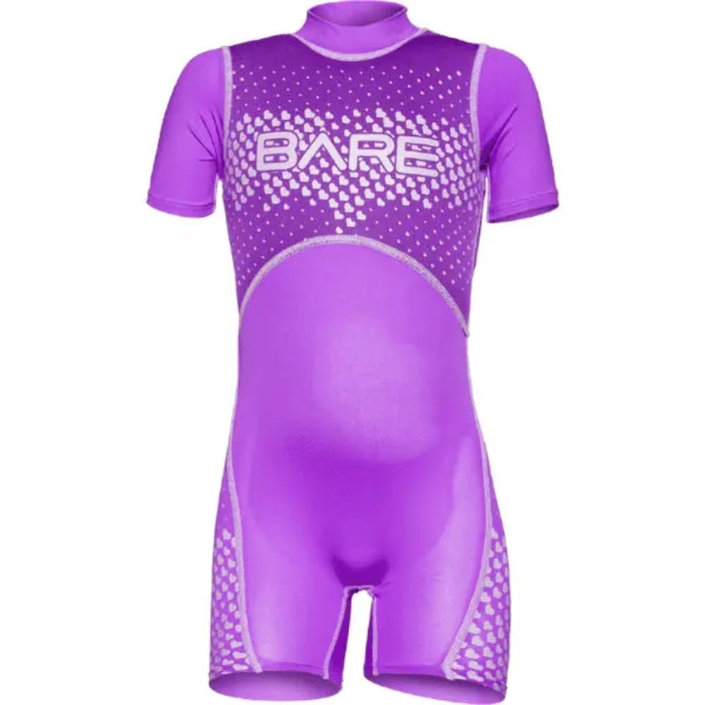 BARE Dolphin, Floaty for Toddlers, 1mm: UV Protection, Warmth, & Flotation aid - Purple 02