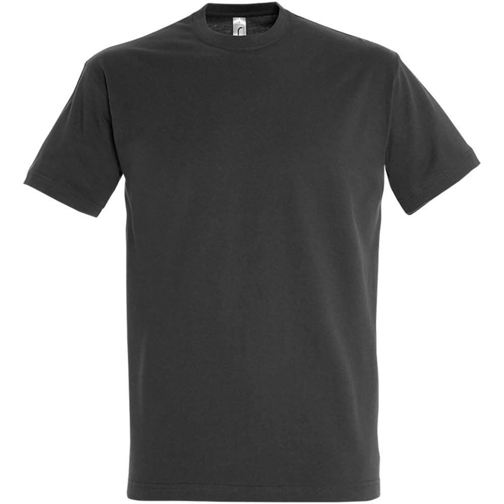 SOLS Mens Imperial Heavyweight Short Sleeve T-Shirt (M) (Mouse Grey)