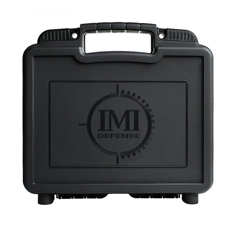 UPC IMI Defense Universal Secure Premium Hard Plastic Pistol Case For any pistol and magazine (Black)