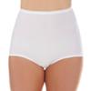 Shadowline Women's Plus Size Nylon Classics Full Brief Panty 17017P 11 White view 2