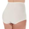 Shadowline Women's Plus Size Nylon Classics Full Brief Panty 17017P 11 White view 3