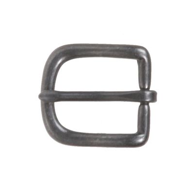 3/4" (20 mm) Nickel Free Single Prong Horseshoe Belt Buckle, Antique Silver