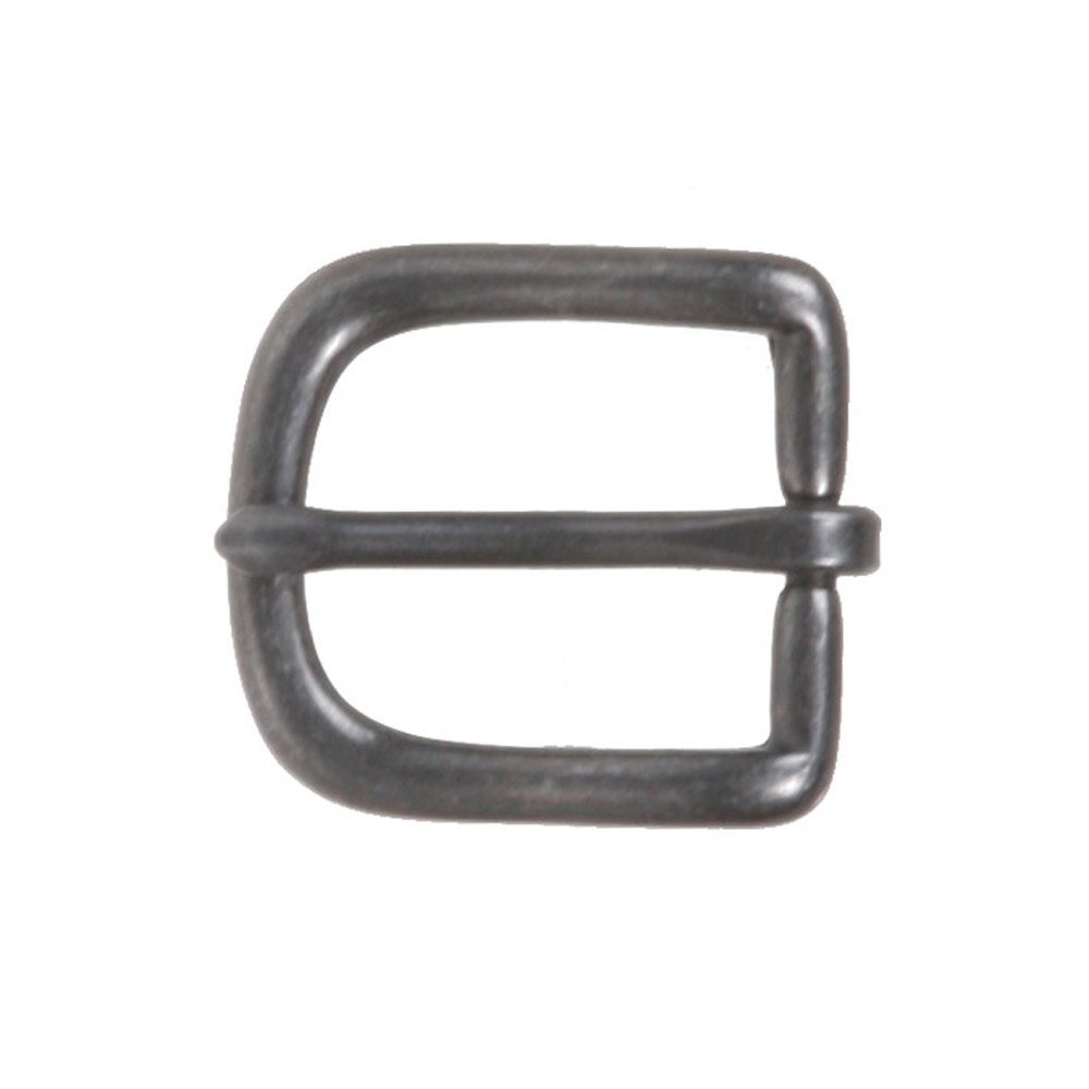 3/4" (20 mm) Nickel Free Single Prong Horseshoe Belt Buckle, Antique Silver