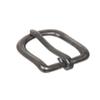 3/4" (20 mm) Nickel Free Single Prong Horseshoe Belt Buckle, Antique Silver view 2