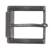 1 1/2" (40 mm) Nickel Free Single Prong Rectangular Belt Buckle Color: Antique Silver view 1