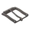 1 1/2" (40 mm) Nickel Free Single Prong Rectangular Belt Buckle Color: Antique Silver view 2