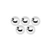 BodyJewelryOnline 10PCS Surgical Steel 14G Replacement Balls 6mm Replacement Screw Balls Externally Threaded Body Piercing Barbell Parts Replacement Beads 6mm view 1
