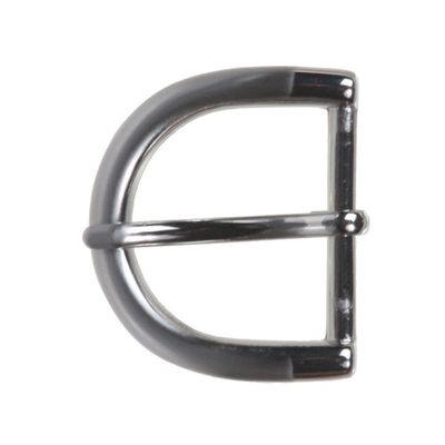 1 3/8" (34 mm) Nickel Free Single Prong Horseshoe Belt Buckle Color: Silver