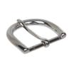 1 3/8" (34 mm) Nickel Free Single Prong Horseshoe Belt Buckle Color: Silver view 2