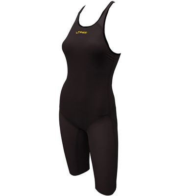 FINIS Women's Vapor Race John Swimsuit, Black, 34