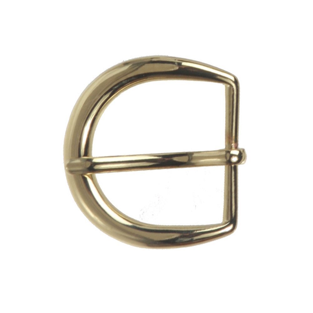 1 1/8" (30 mm) Nickel Free Single Prong Horseshoe Belt Buckle Color: Gold