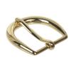 1 1/8" (30 mm) Nickel Free Single Prong Horseshoe Belt Buckle Color: Gold view 2