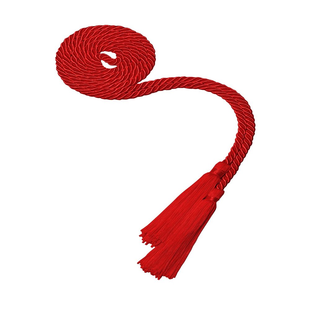 College Fashion Graduation Honor Cord, red