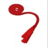 College Fashion Graduation Honor Cord, red view 1