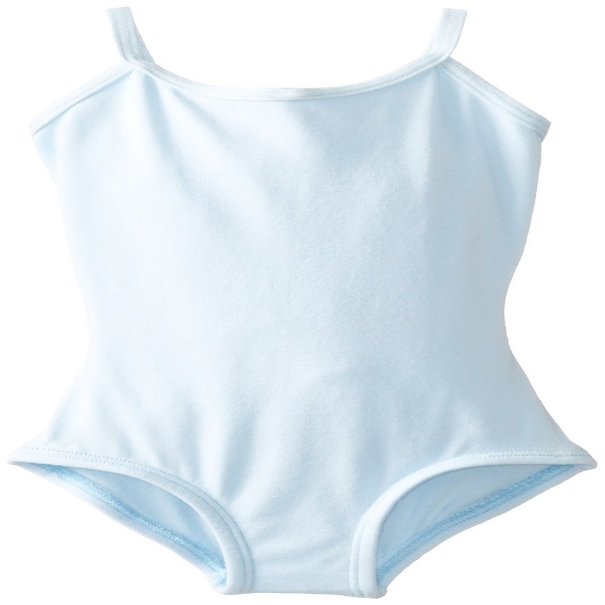 Clementine Apparel Camisole Dance Leotard for Ballet Girls & Toddler 3-7 Yrs, Size 3-7 Years, Light Blue, 3-4