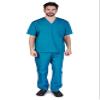 Natural Uniforms Comfortable Fit Men's Workwear Uniform 8 Pocket Top and Pant Set S Teal view 1