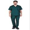 Natural Uniforms Comfortable Fit Men's Workwear Uniform 8 Pocket Top and Pant Set L Hunter Green view 1