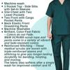 Natural Uniforms Comfortable Fit Men's Workwear Uniform 8 Pocket Top and Pant Set L Hunter Green view 4