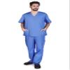 Natural Uniforms Comfortable Fit Men's Workwear Uniform 8 Pocket Top and Pant Set M Ceil Blue view 1