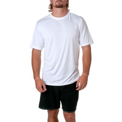 A4 Shorts Sleeve Cooling Performance Crew Shirt (N3142) White, 3XL