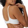 Bali Women's Comfort Revolution Wire Free Bra, White Swirl, 36DD view 2