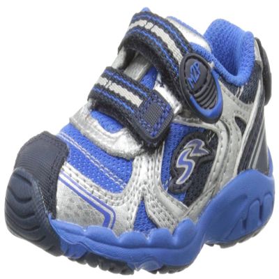 Stride Rite Made 2 Play Baby Otis Shoe (Toddler),Navy/Royal,4 W US Toddler
